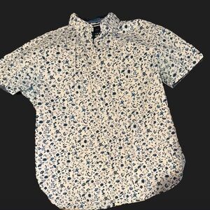 Denim & Flower Blue Floral Casual Shirt